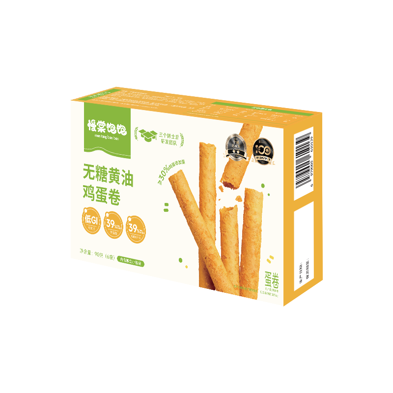 慢糖黄油鸡蛋卷